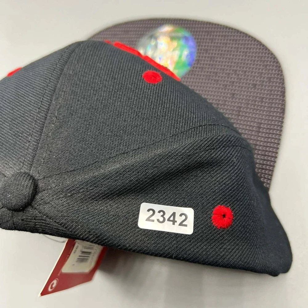 Air Jordan 13 XIII Bred Hat Men Black Embroidered Jumpman Snap Back Cap New‎